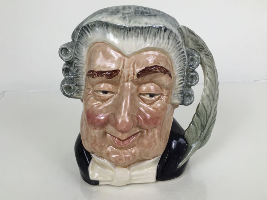 Royal Doulton Large 'The Lawyer' D6498 Character Jug 1958 [Photo 1]