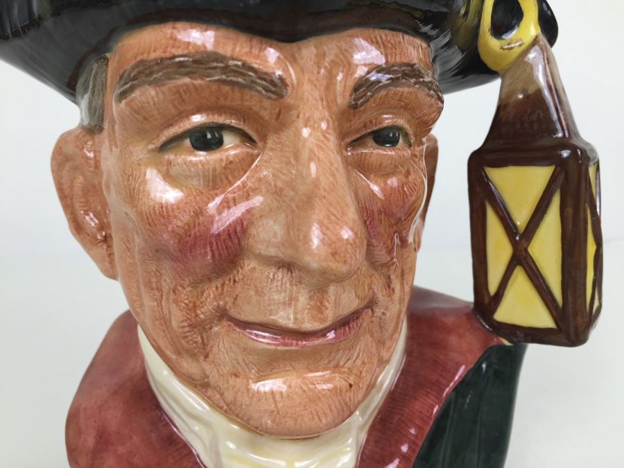 Royal Doulton Large 'Night Watchman' D6569 Character Jug 1962 [Photo 2]
