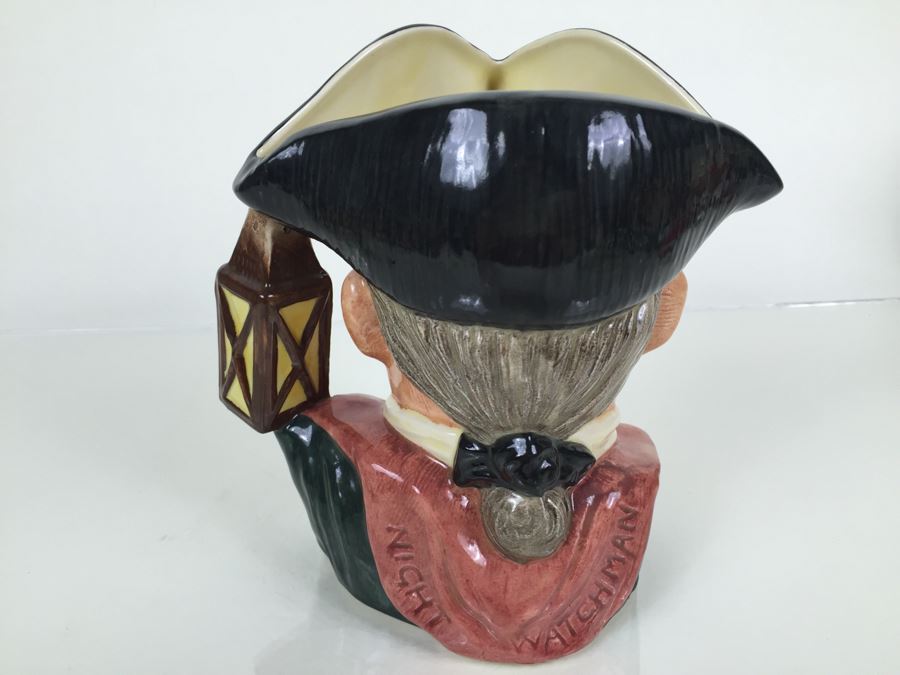 Royal Doulton Large 'Night Watchman' D6569 Character Jug 1962 [Photo 7]