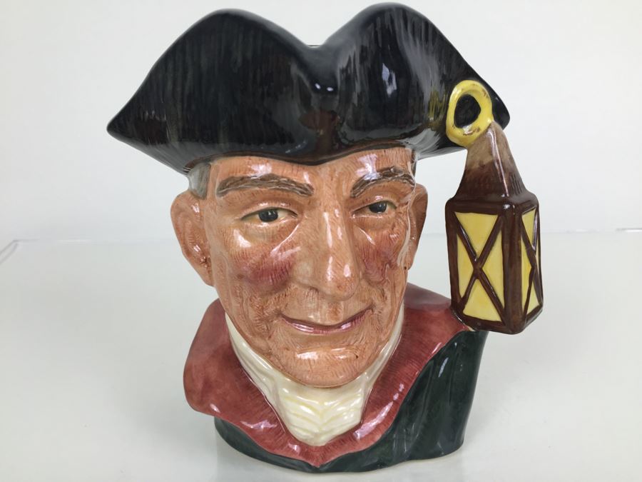 Royal Doulton Large 'Night Watchman' D6569 Character Jug 1962 [Photo 1]
