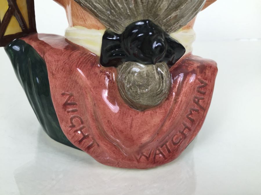 Royal Doulton Large 'Night Watchman' D6569 Character Jug 1962 [Photo 8]