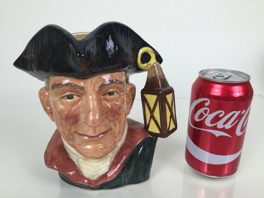 Royal Doulton Large 'Night Watchman' D6569 Character Jug 1962 [Photo 4]