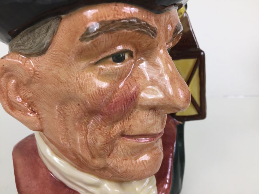 Royal Doulton Large 'Night Watchman' D6569 Character Jug 1962 [Photo 11]