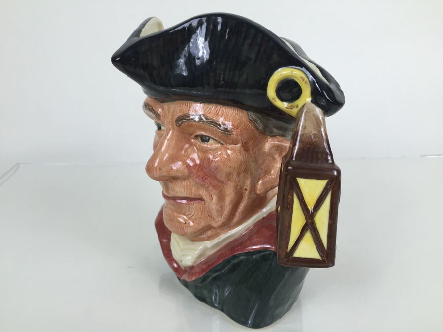 Royal Doulton Large 'Night Watchman' D6569 Character Jug 1962 [Photo 5]