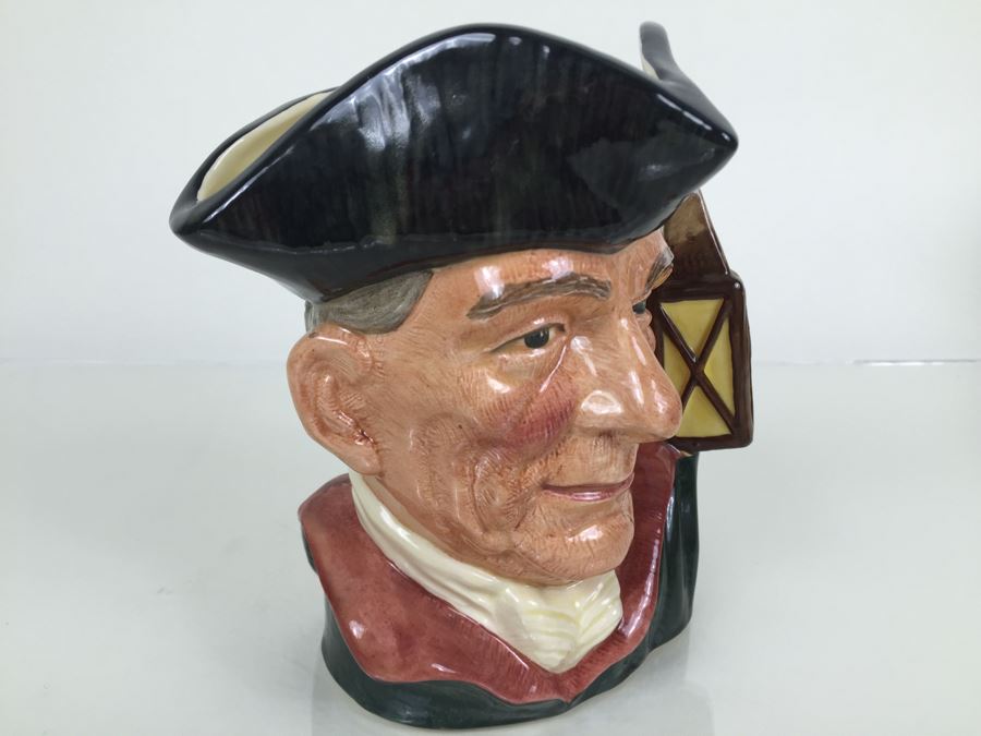 Royal Doulton Large 'Night Watchman' D6569 Character Jug 1962 [Photo 10]