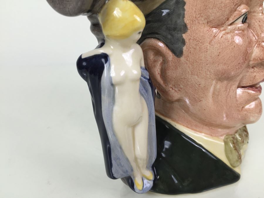 Royal Doulton Large 'The Auctioneer' D6838 Character Pitcher 1988 Special Edition Of 5,000 [Photo 12]