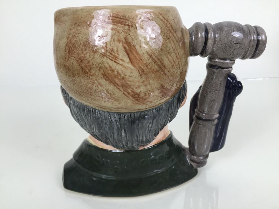 Royal Doulton Large 'The Auctioneer' D6838 Character Pitcher 1988 Special Edition Of 5,000 [Photo 8]