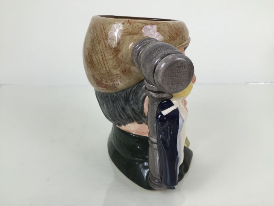 Royal Doulton Large 'The Auctioneer' D6838 Character Pitcher 1988 Special Edition Of 5,000 [Photo 10]