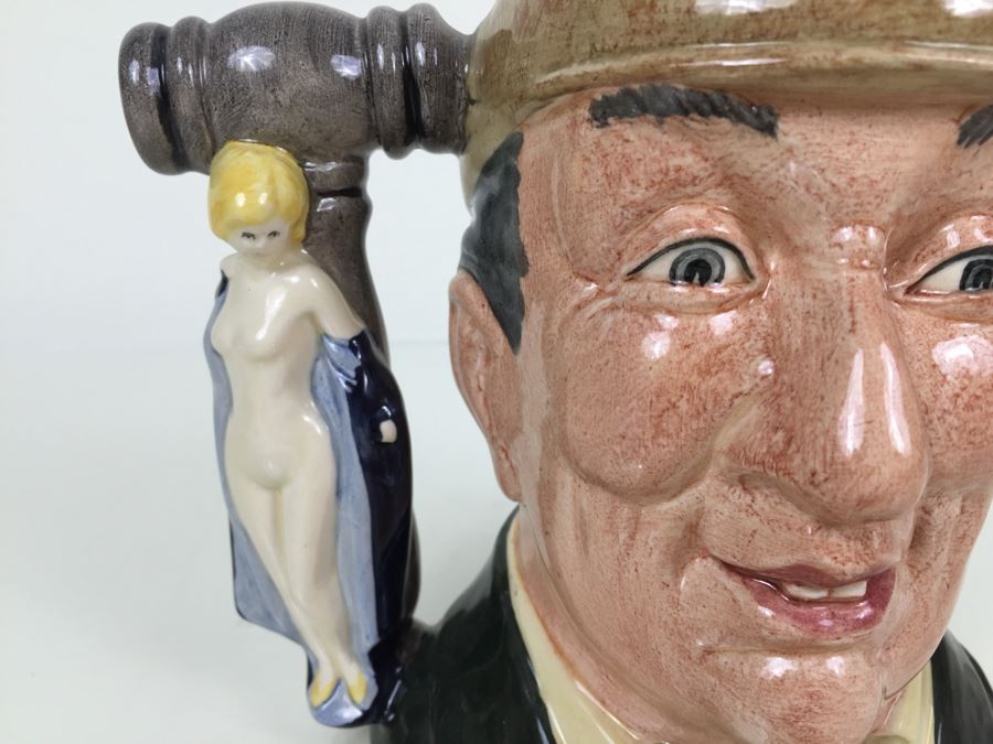 Royal Doulton Large 'The Auctioneer' D6838 Character Pitcher 1988 Special Edition Of 5,000 [Photo 5]