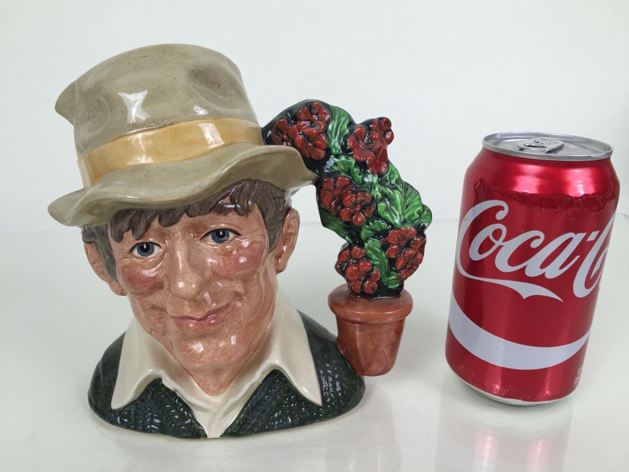 Royal Doulton Large 'The Gardener' D6867 Character Pitcher 1990 [Photo 4]