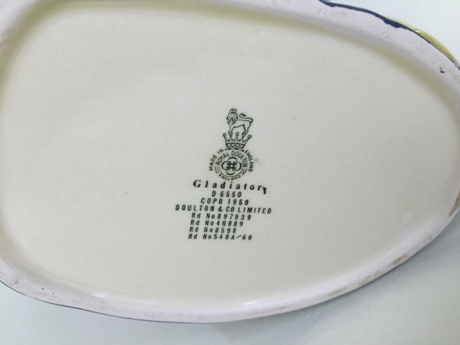 Royal Doulton Large 'Gladiator' D6550 Character Pitcher 1960 [Photo 3]