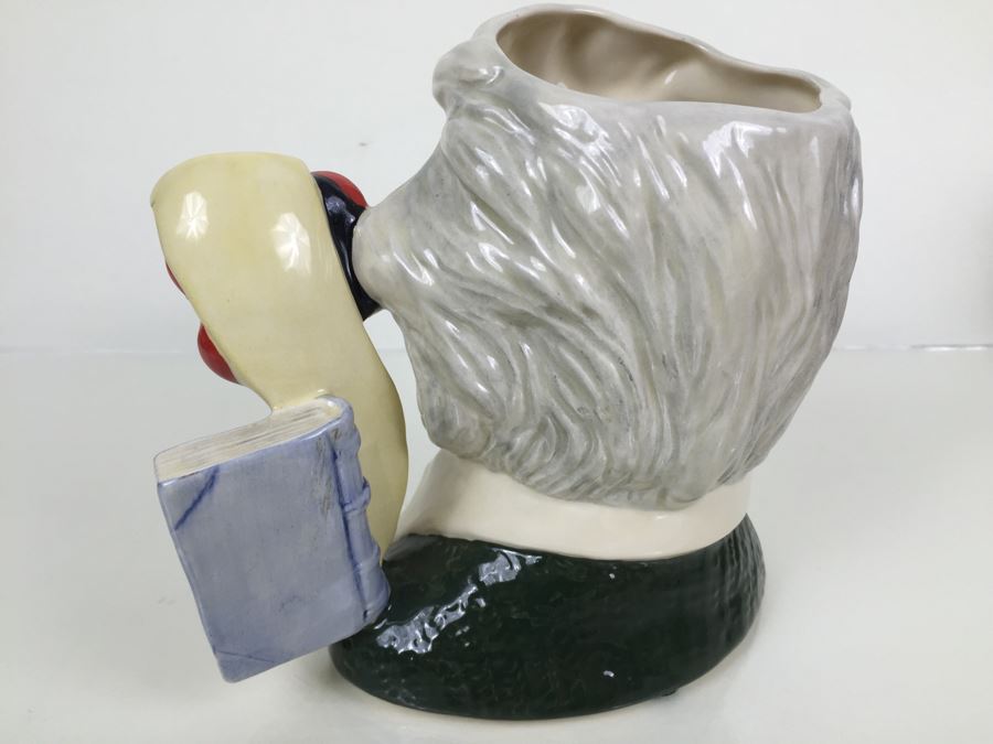 Royal Doulton Large 'Albert Einstein' D7023 Character Pitcher 1995 [Photo 7]