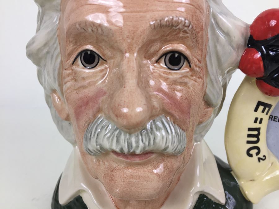 Royal Doulton Large 'Albert Einstein' D7023 Character Pitcher 1995 [Photo 2]