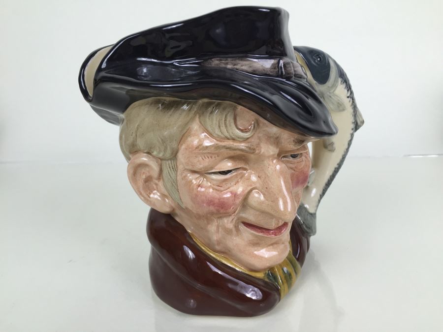 Royal Doulton Large 'The Poacher' D6781 Character Pitcher 1987 [Photo 9]