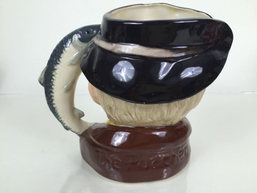 Royal Doulton Large 'The Poacher' D6781 Character Pitcher 1987 [Photo 7]
