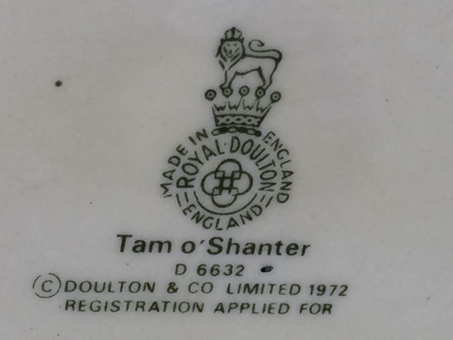 Royal Doulton Large 'Tom O'Shanter' D6632 Character Pitcher 1972 [Photo 11]