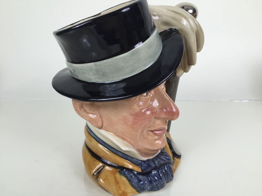 Royal Doulton Large 'Mr. Micawber' D7040 Character Jug 1996 Limited Edition 698 Of 2,500 Signed By Michael Doulton [Photo 10]