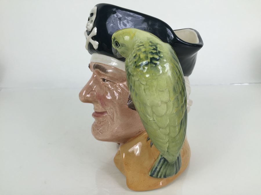 Royal Doulton Large 'Long John Silver' D6799 Character Pitcher 1987 Limited Edition 92 Of 250 [Photo 12]