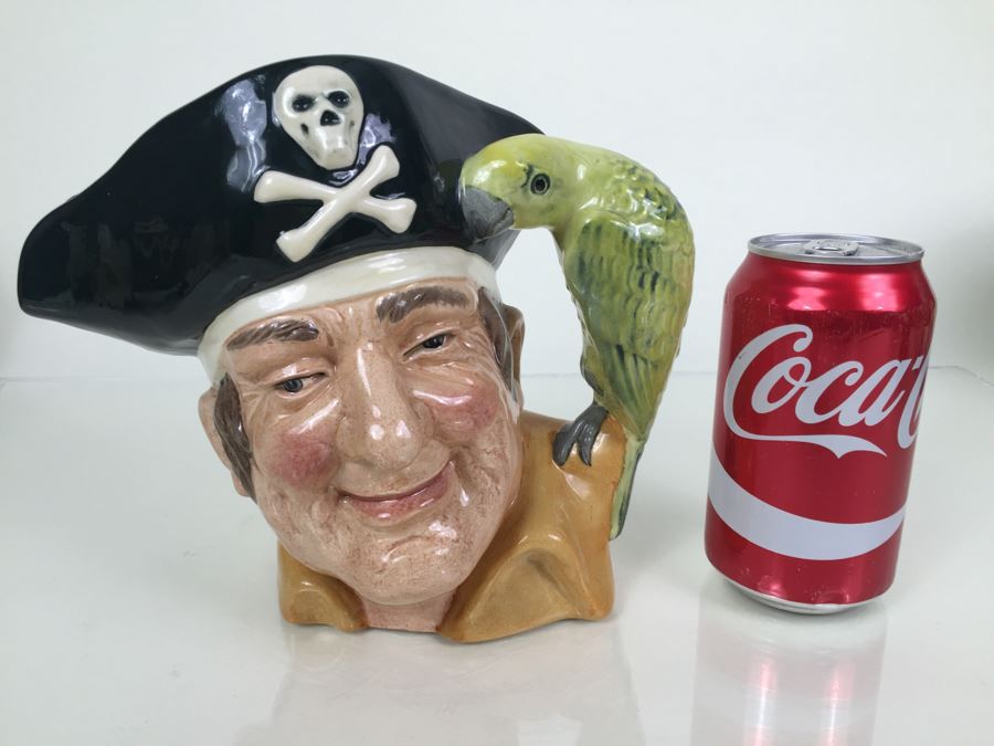 Royal Doulton Large 'Long John Silver' D6799 Character Pitcher 1987 Limited Edition 92 Of 250 [Photo 4]