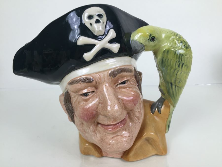 Royal Doulton Large 'Long John Silver' D6799 Character Pitcher 1987 Limited Edition 92 Of 250 [Photo 1]