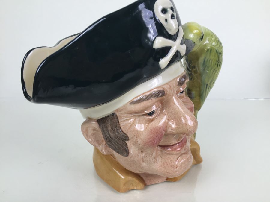 Royal Doulton Large 'Long John Silver' D6799 Character Pitcher 1987 Limited Edition 92 Of 250 [Photo 9]