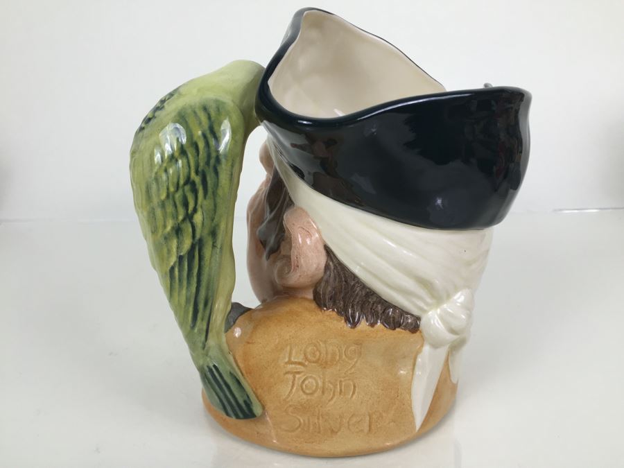 Royal Doulton Large 'Long John Silver' D6799 Character Pitcher 1987 Limited Edition 92 Of 250 [Photo 6]
