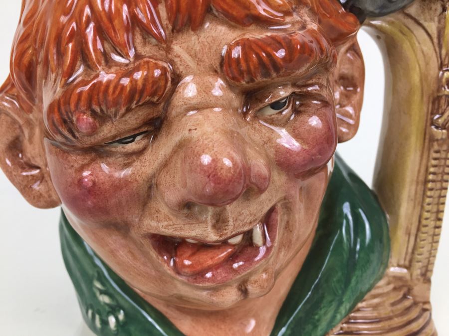 Royal Doulton Large 'Quasimodo' D7108 Character Pitcher 1998 Limited Edition 1,102 Of 2,500 [Photo 2]