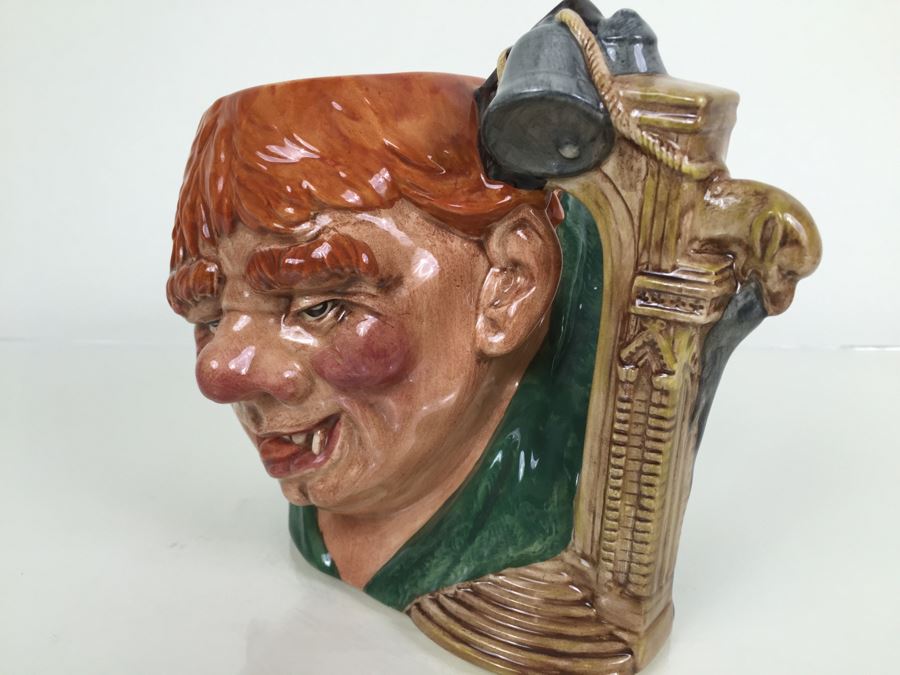 Royal Doulton Large 'Quasimodo' D7108 Character Pitcher 1998 Limited Edition 1,102 Of 2,500 [Photo 5]
