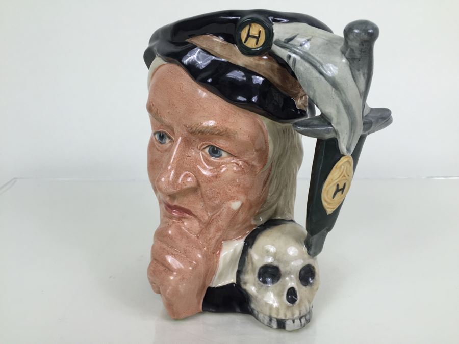 Royal Doulton Large The Shakespearean Collection 'Hamlet' D6672 Character Mug 1982 [Photo 5]