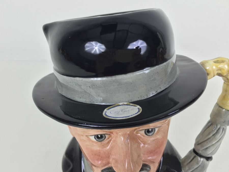 Royal Doulton Large 'City Gent' D6815 Character Jug 1988 [Photo 2]