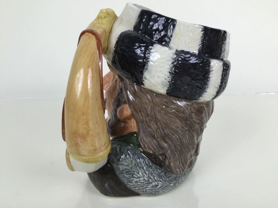 Royal Doulton Large 'The Trapper' D6609 Character Pitcher 1966 [Photo 6]