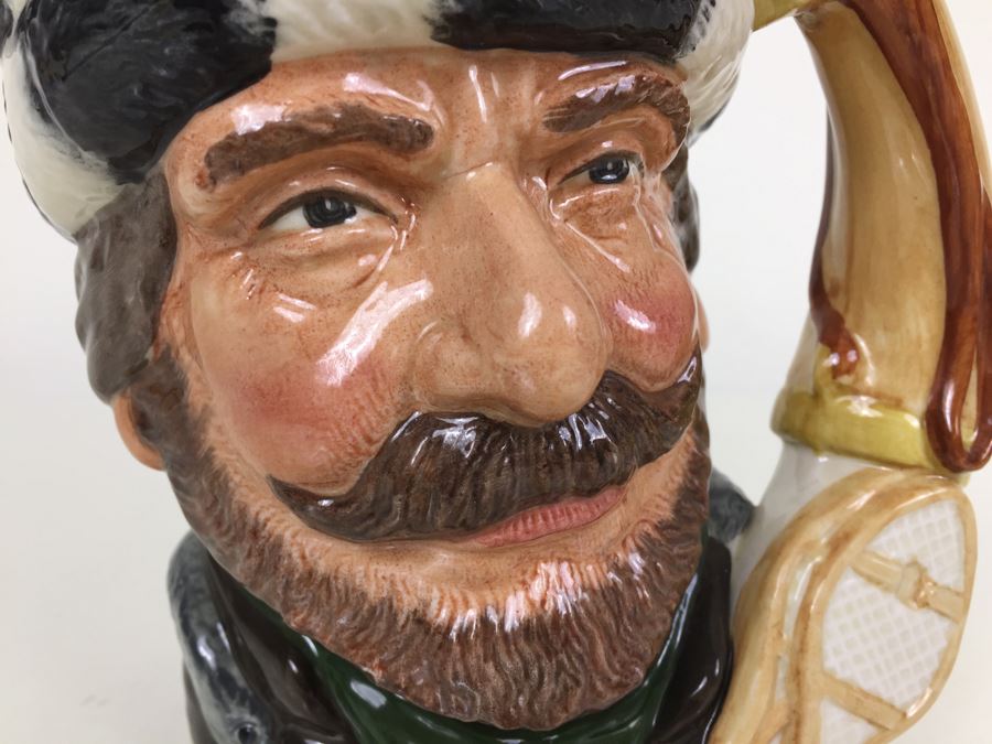 Royal Doulton Large 'The Trapper' D6609 Character Pitcher 1966 [Photo 2]