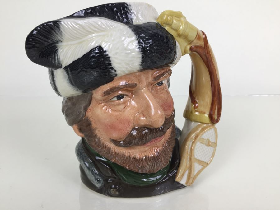 Royal Doulton Large 'The Trapper' D6609 Character Pitcher 1966 [Photo 9]