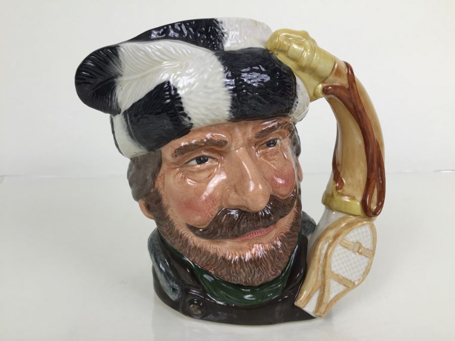 Royal Doulton Large 'The Trapper' D6609 Character Pitcher 1966 [Photo 1]