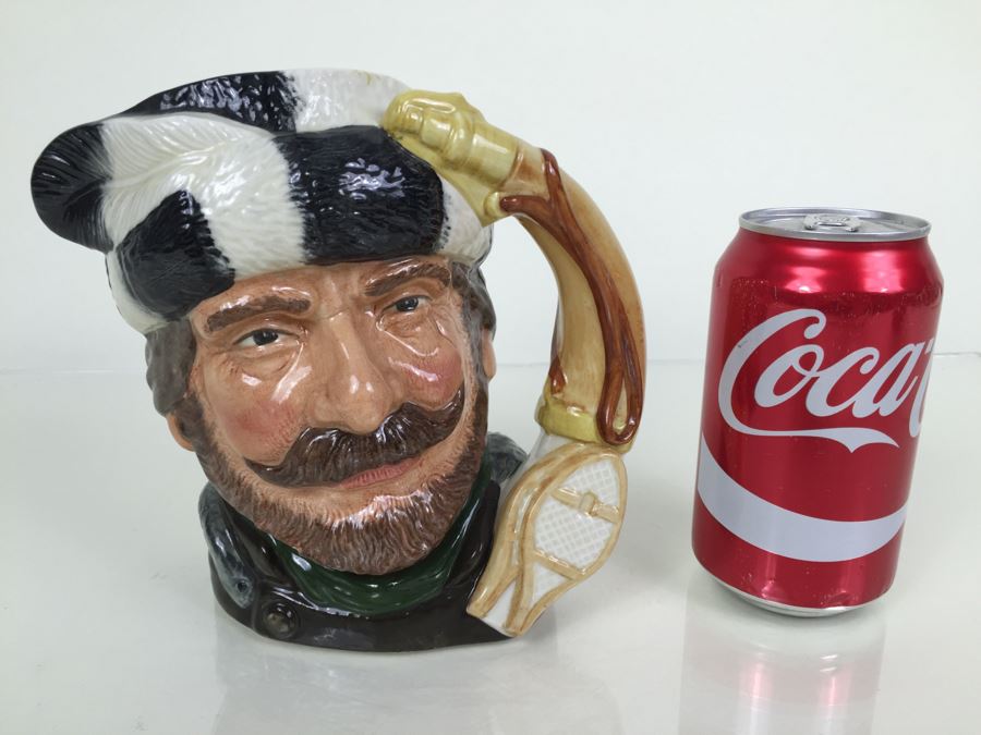 Royal Doulton Large 'The Trapper' D6609 Character Pitcher 1966 [Photo 4]