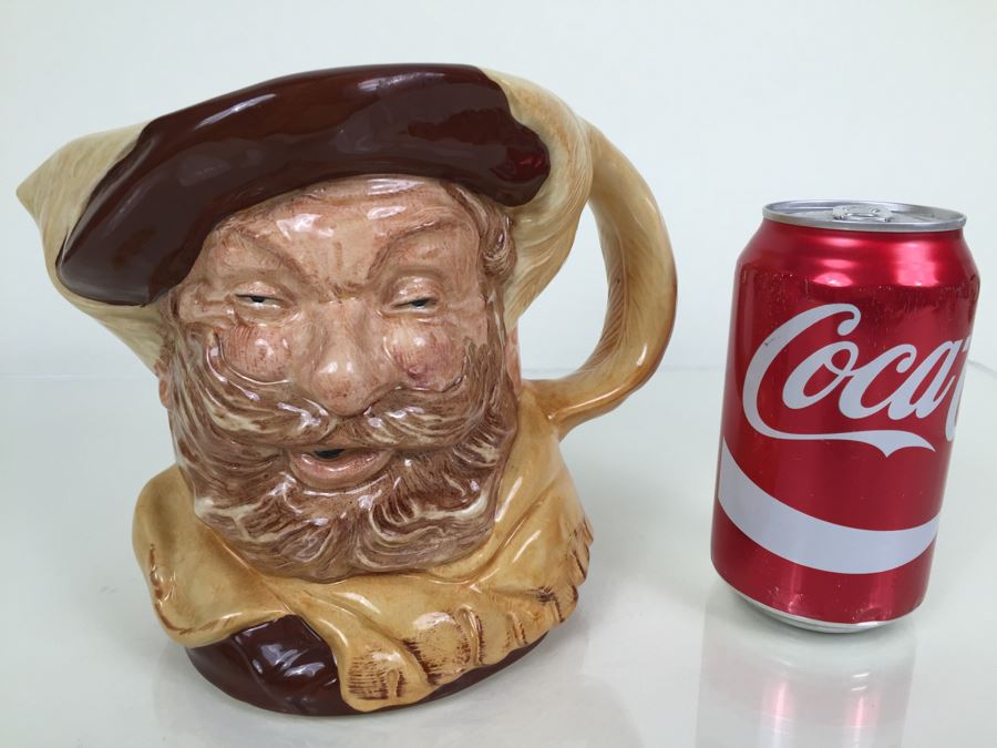 Royal Doulton Large 'Falstaff' D6795 Character Pitcher 1987 [Photo 4]