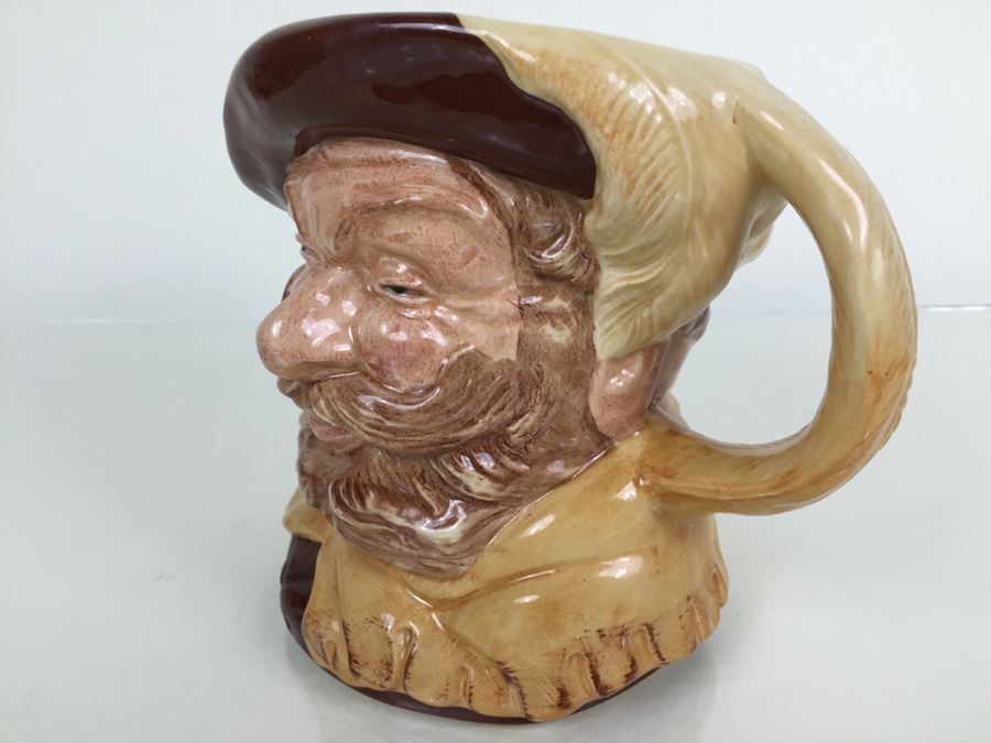 Royal Doulton Large 'Falstaff' D6795 Character Pitcher 1987 [Photo 5]