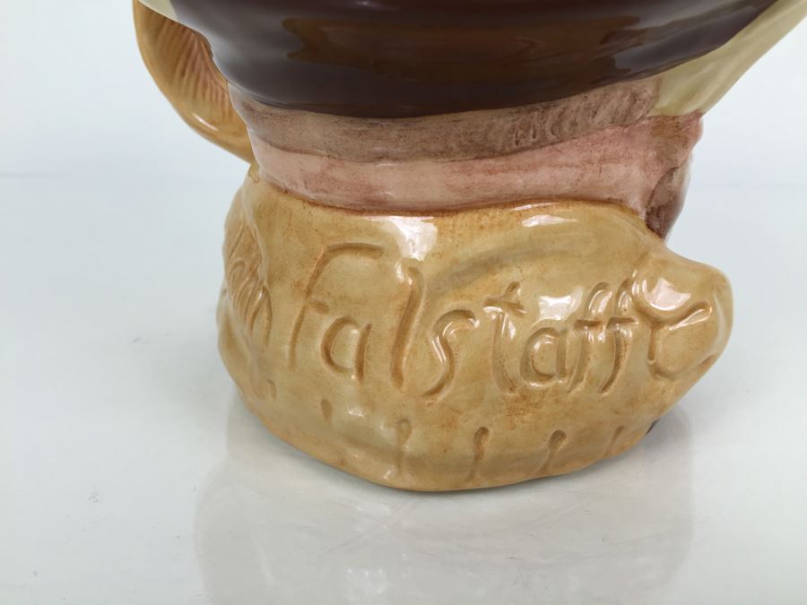 Royal Doulton Large 'Falstaff' D6795 Character Pitcher 1987 [Photo 8]