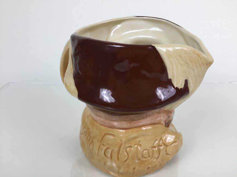 Royal Doulton Large 'Falstaff' D6795 Character Pitcher 1987 [Photo 9]