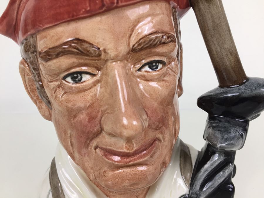 Royal Doulton Large 'Blacksmith' D6571 Character Pitcher 1962 [Photo 2]