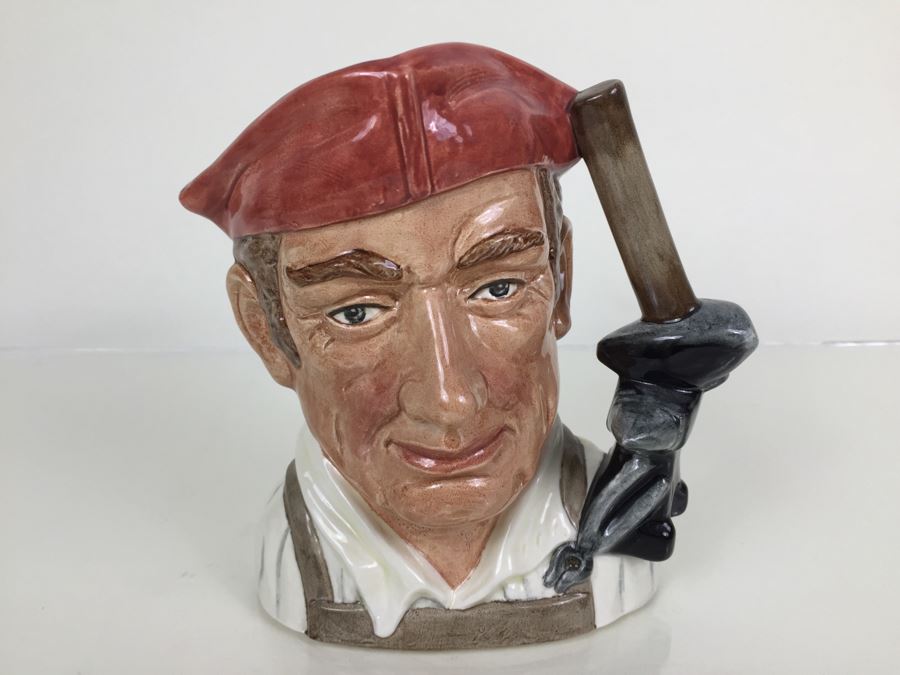 Royal Doulton Large 'Blacksmith' D6571 Character Pitcher 1962