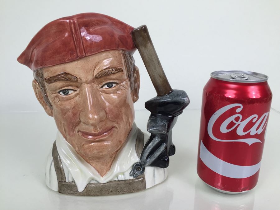 Royal Doulton Large 'Blacksmith' D6571 Character Pitcher 1962 [Photo 4]