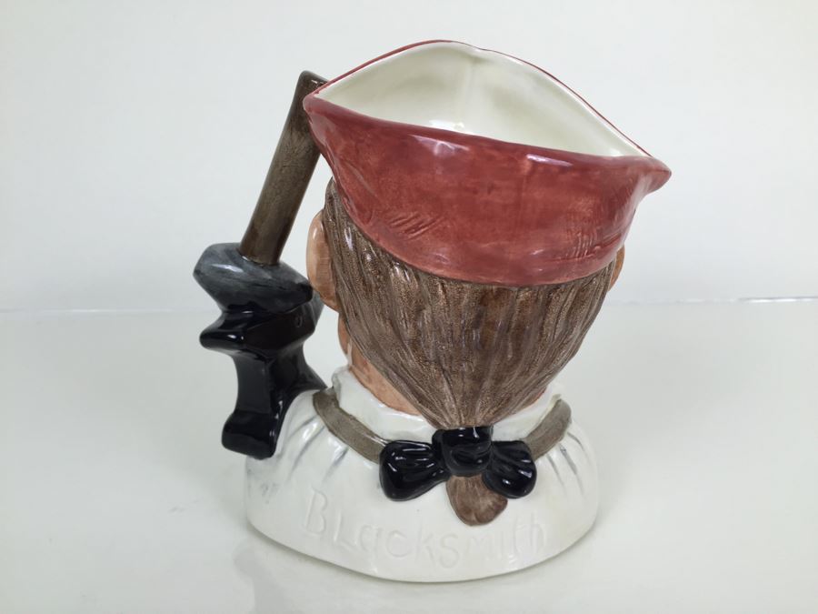 Royal Doulton Large 'Blacksmith' D6571 Character Pitcher 1962 [Photo 8]