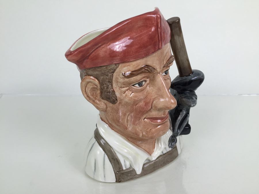 Royal Doulton Large 'Blacksmith' D6571 Character Pitcher 1962 [Photo 10]