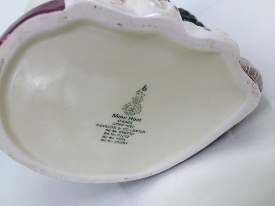 Royal Doulton Large 'Mine Host' D6468 Character Jug 1957 [Photo 3]