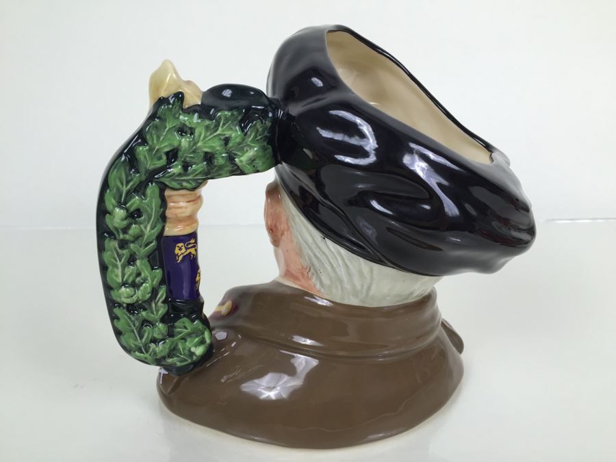 Royal Doulton Large 'Field Marshall Montgomery The El Alamein Edition' D6908 Character Pitcher 1991 Limited Edition 284 Of 2,500 Signed By Michael Doulton [Photo 9]