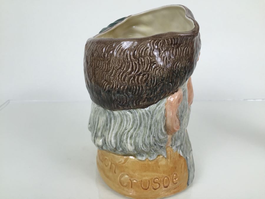 Royal Doulton Large 'Robinson Crusoe' D6532 Character Pitcher 1959 [Photo 8]
