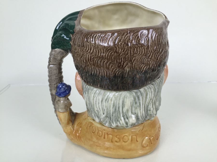 Royal Doulton Large 'Robinson Crusoe' D6532 Character Pitcher 1959 [Photo 7]