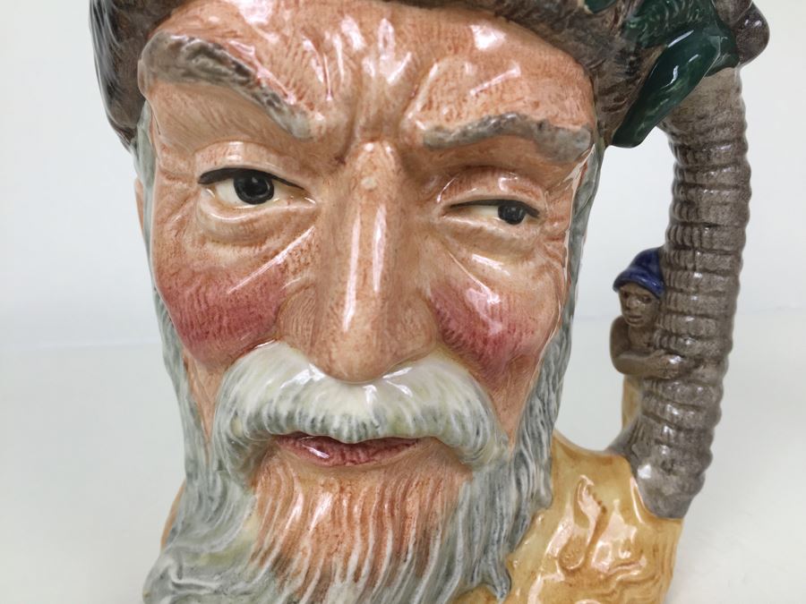 Royal Doulton Large 'Robinson Crusoe' D6532 Character Pitcher 1959 [Photo 2]