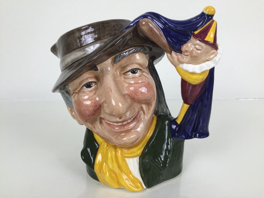 Royal Doulton Large 'Punch & Judy Man' D6590 Character Pitcher 1963